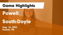 Powell  vs South-Doyle  Game Highlights - Aug. 14, 2023