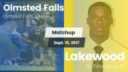 Matchup: Olmsted Falls High vs. Lakewood  2017