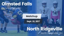 Matchup: Olmsted Falls High vs. North Ridgeville  2017