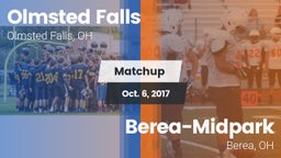 Matchup: Olmsted Falls High vs. Berea-Midpark  2017