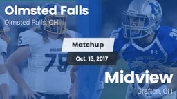 Matchup: Olmsted Falls High vs. Midview  2017