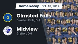 Recap: Olmsted Falls  vs. Midview  2017