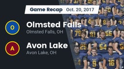 Recap: Olmsted Falls  vs. Avon Lake  2017