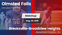 Matchup: Olmsted Falls High vs. Brecksville-Broadview Heights  2018