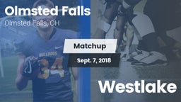 Matchup: Olmsted Falls High vs. Westlake 2018