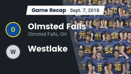 Recap: Olmsted Falls  vs. Westlake 2018