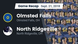 Recap: Olmsted Falls  vs. North Ridgeville  2018