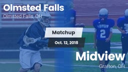 Matchup: Olmsted Falls High vs. Midview  2018
