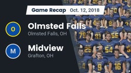 Recap: Olmsted Falls  vs. Midview  2018