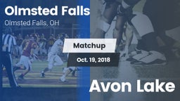Matchup: Olmsted Falls High vs. Avon Lake 2018