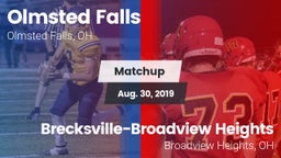 Matchup: Olmsted Falls High vs. Brecksville-Broadview Heights  2019