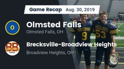 Recap: Olmsted Falls  vs. Brecksville-Broadview Heights  2019