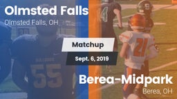 Matchup: Olmsted Falls High vs. Berea-Midpark  2019
