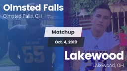 Matchup: Olmsted Falls High vs. Lakewood  2019