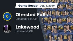 Recap: Olmsted Falls  vs. Lakewood  2019