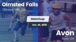 Matchup: Olmsted Falls High vs. Avon  2019