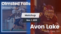Matchup: Olmsted Falls High vs. Avon Lake  2019