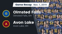 Recap: Olmsted Falls  vs. Avon Lake  2019