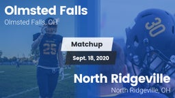 Matchup: Olmsted Falls High vs. North Ridgeville  2020