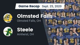 Recap: Olmsted Falls  vs. Steele  2020