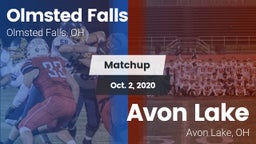 Matchup: Olmsted Falls High vs. Avon Lake  2020