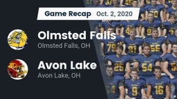 Recap: Olmsted Falls  vs. Avon Lake  2020