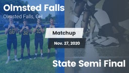 Matchup: Olmsted Falls High vs. State Semi Final 2020