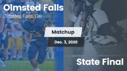 Matchup: Olmsted Falls High vs. State Final 2020