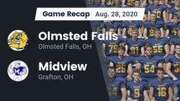 Recap: Olmsted Falls  vs. Midview  2020