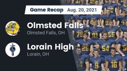 Recap: Olmsted Falls  vs. Lorain High 2021