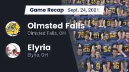 Recap: Olmsted Falls  vs. Elyria  2021