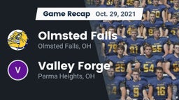 Recap: Olmsted Falls  vs. Valley Forge  2021