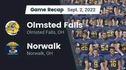Recap: Olmsted Falls  vs. Norwalk  2022