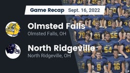 Recap: Olmsted Falls  vs. North Ridgeville  2022