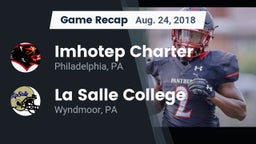 Recap: Imhotep Charter  vs. La Salle College  2018