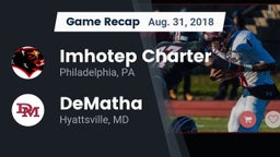 Recap: Imhotep Charter  vs. DeMatha  2018