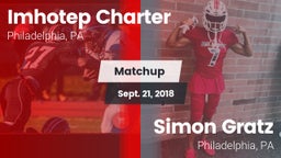 Matchup: Imhotep Charter vs. Simon Gratz  2018