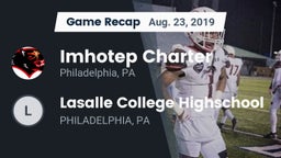 Recap: Imhotep Charter  vs. Lasalle College Highschool 2019