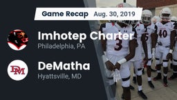 Recap: Imhotep Charter  vs. DeMatha  2019