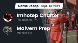 Recap: Imhotep Charter  vs. Malvern Prep  2019