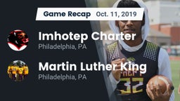 Recap: Imhotep Charter  vs. Martin Luther King  2019