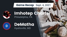 Recap: Imhotep Charter  vs. DeMatha  2021