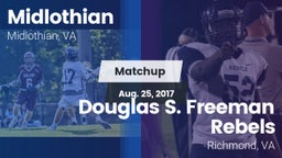 Matchup: Midlothian High vs. Douglas S. Freeman Rebels 2017