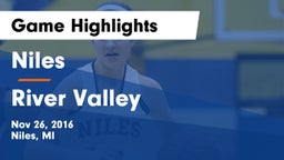 Niles  vs River Valley  Game Highlights - Nov 26, 2016
