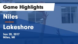 Niles  vs Lakeshore  Game Highlights - Jan 20, 2017