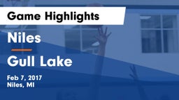 Niles  vs Gull Lake  Game Highlights - Feb 7, 2017