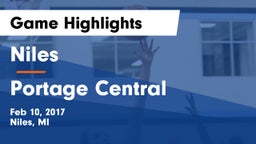 Niles  vs Portage Central  Game Highlights - Feb 10, 2017