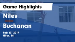 Niles  vs Buchanan Game Highlights - Feb 13, 2017