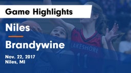 Niles  vs Brandywine  Game Highlights - Nov. 22, 2017