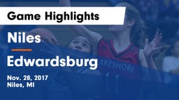 Niles  vs Edwardsburg  Game Highlights - Nov. 28, 2017